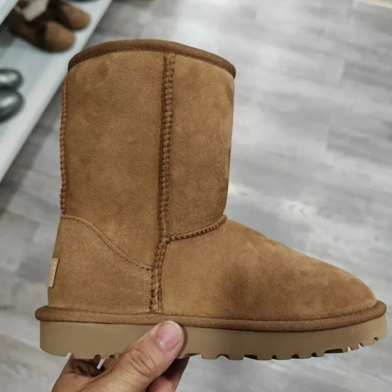 Cozy Leather Winter Boots
